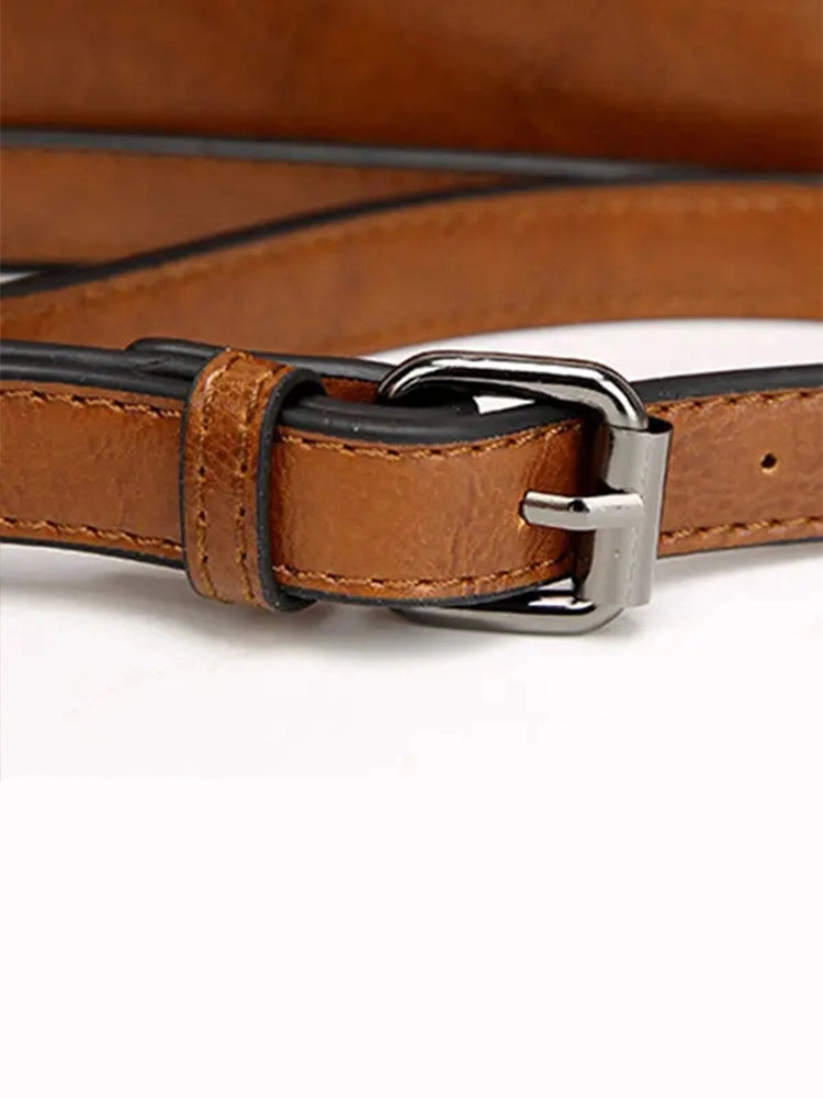 Women Vintage Leather Handbags Retro Shoulder Bag Tote Bag