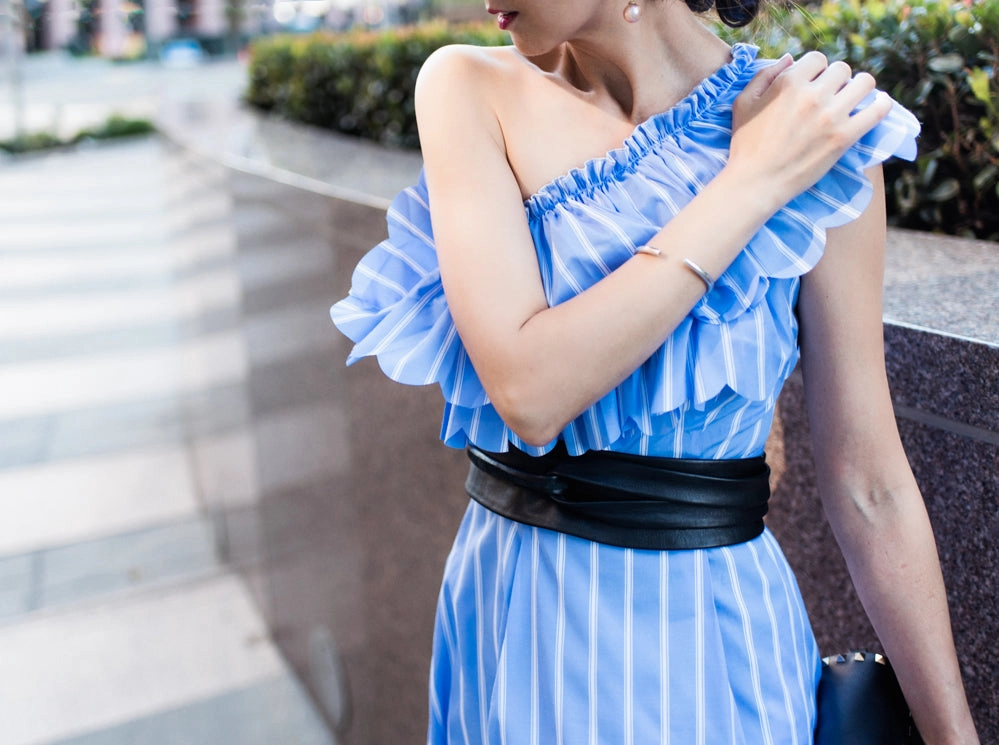 Wrap Leather Belt - Black
