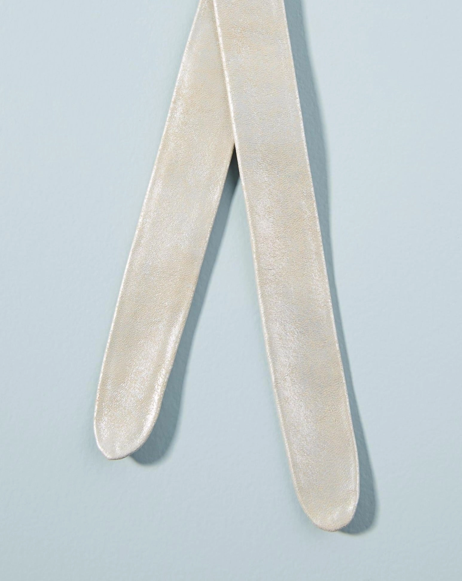 Wrap Leather Belt - Silver