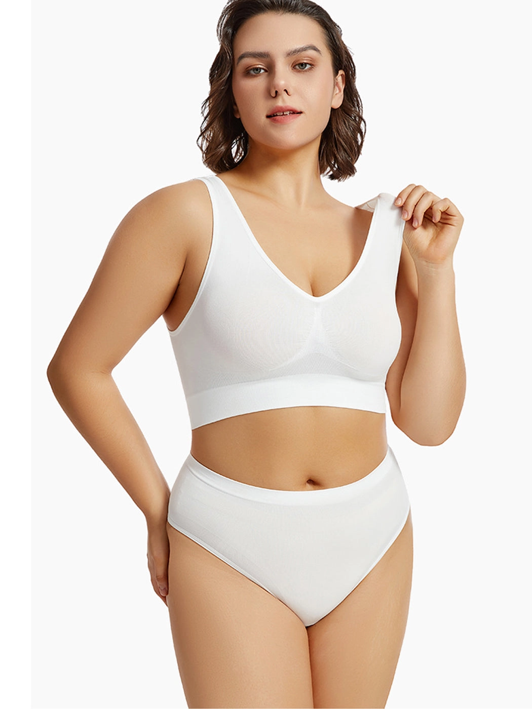 Yoga Vest Sports Wire-free Bra Set
